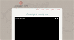 Desktop Screenshot of a-brides-best-friend.com
